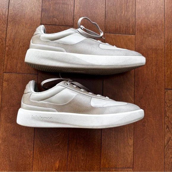 Lululemon Cityverse Leather beige Sneaker Women's Beige Athletic Shoes - Picture 3 of 10